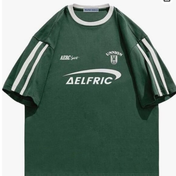 Aelfric Eden Men Unisex Vintage T-Shirt UK Oversized Graphic Tees Sz XL NWOT - Picture 1 of 4